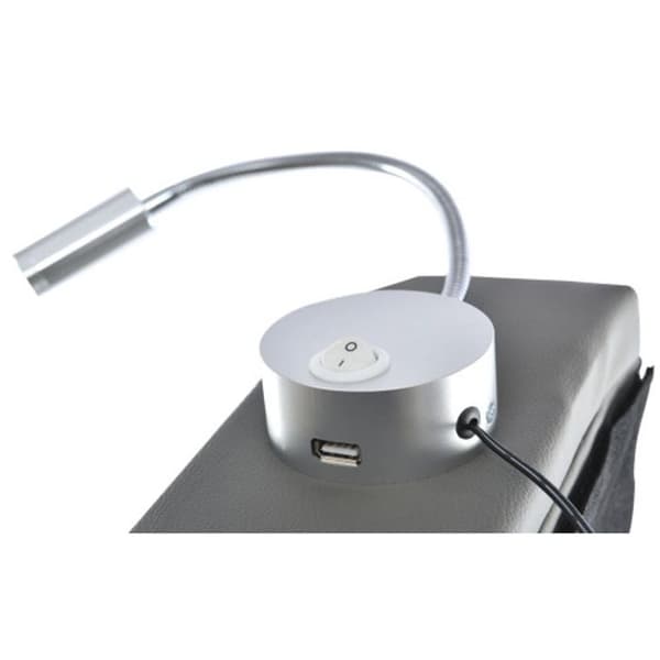 Stoppad säng dubbel läslampa, USB-laddningsfunktion sänggavel, förvaringssäng, 140x200, sängram (med madrass)