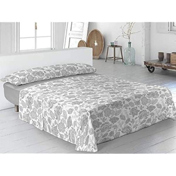 Sängkläder - PIERRE CARDIN - Sabanas Säng 105 cm - Bomull - Grå