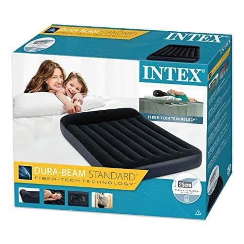 INTEX Rest klassisk FiberTech elektrisk uppblåsbar madrass 2-pers.