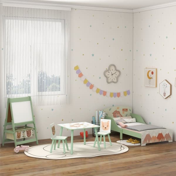 Rootz Børne seng 3-6 år - Børnebed - Toddler Bed - Sikkerhedsbarrierer - 143 cm x 77 cm x 60 cm
