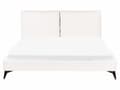 Miniatyrbilde 5 av 11: Seng Off-White Boucle 160 x 200 cm Moderne Polstret Hodegjerde Polstret Moderne Design Spaltegulv