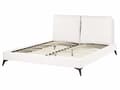 Miniatyrbilde 6 av 11: Seng Off-White Boucle 160 x 200 cm Moderne Polstret Hodegjerde Polstret Moderne Design Spaltegulv