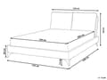 Miniatyrbilde 3 av 11: Seng Brun Boucle 140 x 200 cm Moderne Polstret Hodegjerde Polstret Moderne Design Spaltegulv