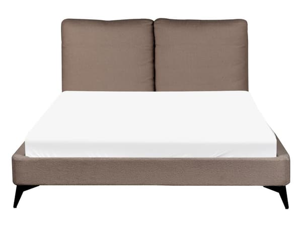 Seng Brun Boucle 140 x 200 cm Moderne Polstret Hodegjerde Polstret Moderne Design Spaltegulv