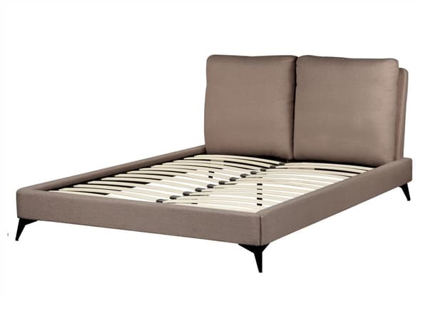 Seng Brun Boucle 140 x 200 cm Moderne Polstret Hodegjerde Polstret Moderne Design Spaltegulv