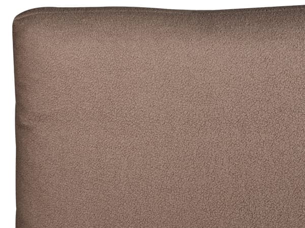 Seng Brun Boucle 140 x 200 cm Moderne Polstret Hodegjerde Polstret Moderne Design Spaltegulv