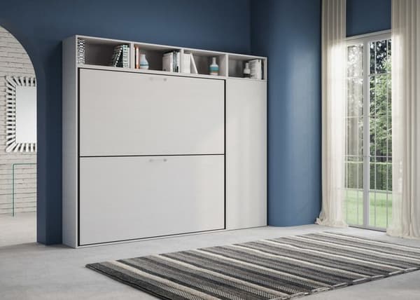 Fällbar säng - Kando - I - 2 bäddar - Vit ask - K Contemporary design