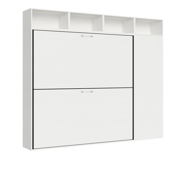 Fällbar säng - Kando - I - 2 bäddar - Vit ask - K Contemporary design
