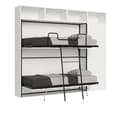 Miniatyrbild 1 av 6: Fällbar säng - Kando - I - 2 bäddar - Vit ask - K Contemporary design