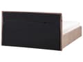 Miniatyrbilde 8 av 11: Sengeramme Brun Boucle 140 x 200 cm Oppbevaring med Sengegavl