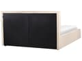 Miniatyrbillede 5 af 11: Seng Beige Boucle 180 x 200 cm Moderne To Mands Seng med Opbevaring Blød Sengegavl Dobbeltseng Sengeramme Retro Design