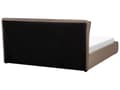 Miniatyrbillede 5 af 11: Seng Taupe Boucle 180 x 200 cm Moderne To Mands Seng med Opbevaring Blød Sengegavl Dobbeltseng Sengeramme Retro Design