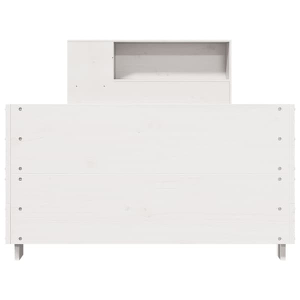 vidaXL Sengeramme uten madrass hvit 75x190 cm heltre furu
