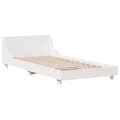 Miniatyrbilde 6 av 11: vidaXL Sengeramme uten madrass hvit 75x190 cm heltre furu