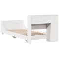 Miniatyrbilde 9 av 11: vidaXL Sengeramme uten madrass hvit 75x190 cm heltre furu