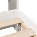 Miniatyrbilde 10 av 11: vidaXL Sengeramme uten madrass hvit 75x190 cm heltre furu
