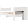 Miniatyrbilde 9 av 11: vidaXL Sengeramme uten madrass hvit 75x190 cm heltre furu