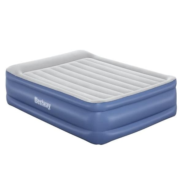 Bestway Tritech uppblåsbar dubbelsäng 203x152x56 cm Stöder upp till 300 kg uppblåst på 5 minuter med omkretsförstärkning