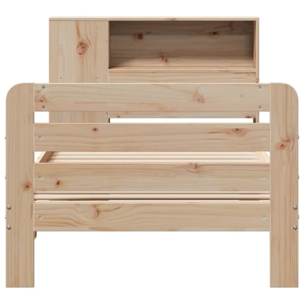 vidaXL Sengeramme uten madrass 75x190 cm heltre furu