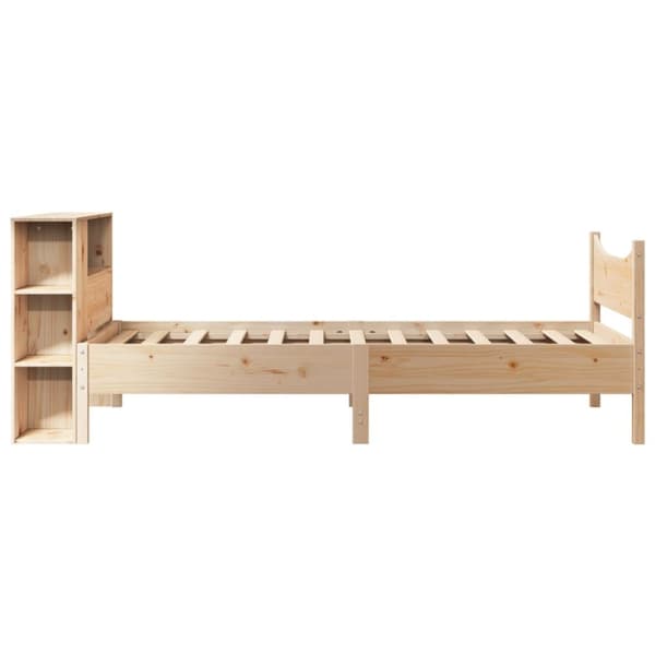 vidaXL Sengeramme uten madrass 75x190 cm heltre furu