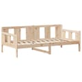 Miniatyrbilde 6 av 11: vidaXL Dagseng med tak 90x190 cm heltre furu