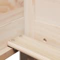 Miniatyrbilde 10 av 11: vidaXL Dagseng med tak 90x190 cm heltre furu
