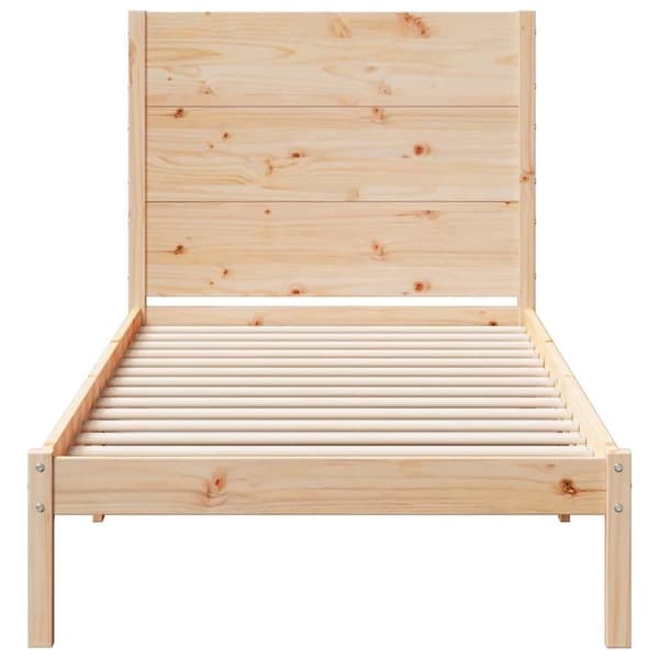 vidaXL ekstra lang sengeramme uden madras 90x220 cm massivt træ
