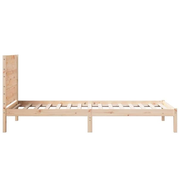 vidaXL ekstra lang sengeramme uden madras 90x220 cm massivt træ
