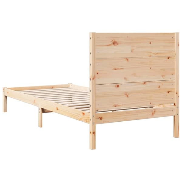 vidaXL ekstra lang sengeramme uden madras 90x220 cm massivt træ