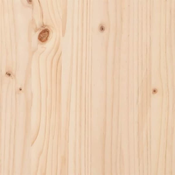 vidaXL ekstra lang sengeramme uden madras 90x220 cm massivt træ