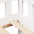 Miniatyrbilde 11 av 11: vidaXL Dagseng med skuffer hvit 80x200 cm heltre furu