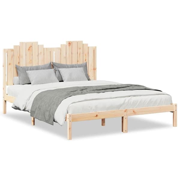 vidaXL ekstra lang sengeramme uden madras 140x210 cm massivt træ