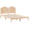 Miniatyrbilde 4 av 10: vidaXL Ekstra lang sengeramme uten madrass 140x210 cm heltre