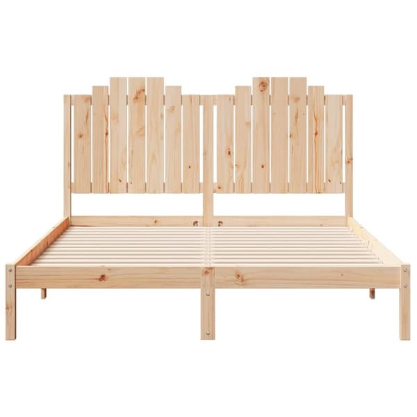 vidaXL Ekstra lang sengeramme uten madrass 140x210 cm heltre