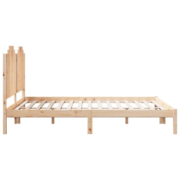 vidaXL Ekstra lang sengeramme uten madrass 140x210 cm heltre