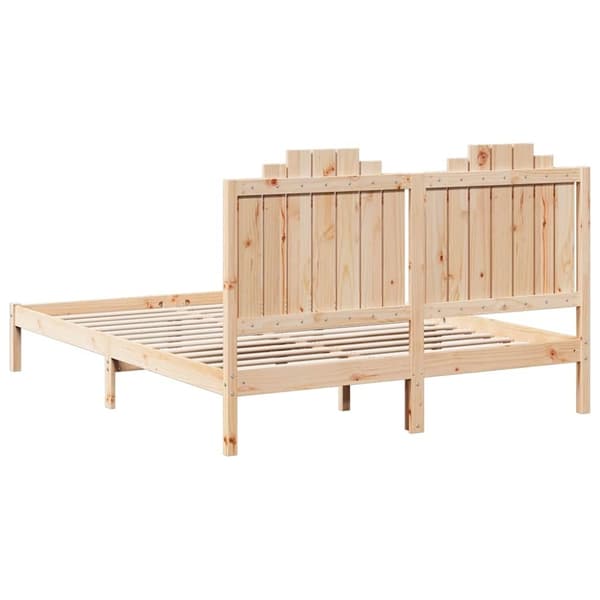 vidaXL Ekstra lang sengeramme uten madrass 140x210 cm heltre