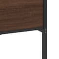 Miniatyrbilde 11 av 11: vidaXL Sengeramme i metall uten madrass brun eik 200x200 cm