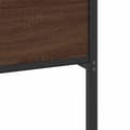 Miniatyrbillede 11 af 11: vidaXL sengeramme 120x200 cm uden madras konstrueret træ brunt eg