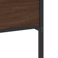 Miniatyrbilde 11 av 11: vidaXL Sengeramme uten madrass brun eik 150x200 cm konstruert tre