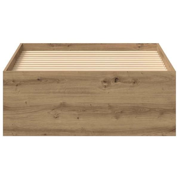 vidaXL sengeramme 75x190 cm uden madras konstrueret træ kunsteg
