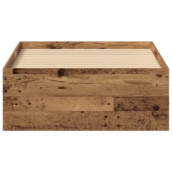 vidaXL Sengeramme uten madrass gammelt tre 75x190 cm konstruert tre