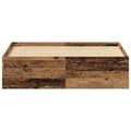 Miniatyrbilde 6 av 11: vidaXL Sengeramme uten madrass gammelt tre 135x190 cm konstruert tre