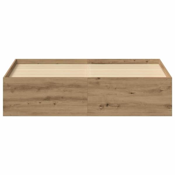 vidaXL sengestel uden madras 150x200cm konstrueret træ kunsteg