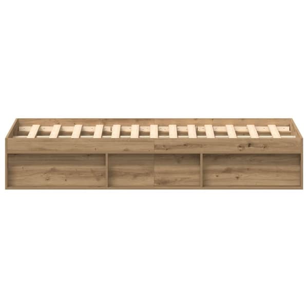 vidaXL sengestel uden madras 150x200cm konstrueret træ kunsteg