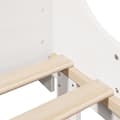 Miniatyrbillede 10 af 11: vidaXL sengeramme uden madras 90x200 cm massivt fyrretræ hvid