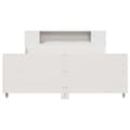 Miniatyrbilde 5 av 11: vidaXL Sengeramme uten madrass hvit 120x200 cm heltre furu