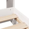 Miniatyrbilde 10 av 11: vidaXL Sengeramme uten madrass hvit 90x200 cm heltre furu