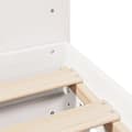 Miniatyrbilde 10 av 11: vidaXL Sengeramme uten madrass hvit 120x190 cm heltre furu