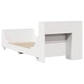 Miniatyrbilde 9 av 11: vidaXL Sengeramme uten madrass hvit 90x190 cm heltre furu