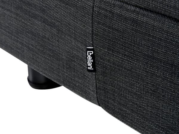 Elektrisk seng Mørkegrå Polyester 180 x 200 cm Fjernkontroll Justerbar Uten Sengegavl